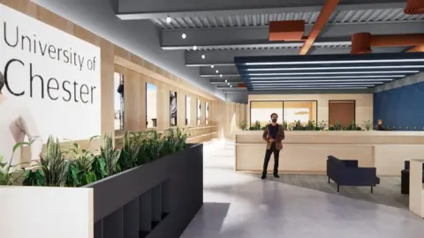 University of Chester Plans of new university building