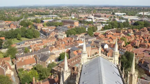 Getty Images York view from Minster