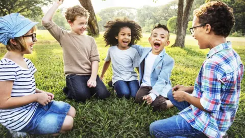 Getty Images Children playing