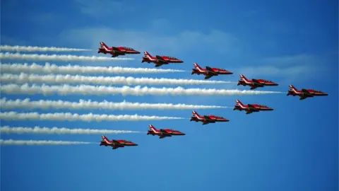PA Media RAF Red Arrows