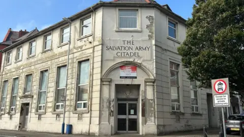 BBC The Salvation Army Citadel building on Lord Street, Douglas