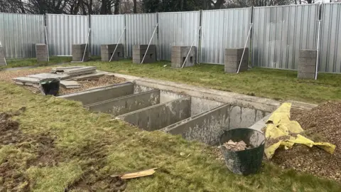 Families have also been told about water-logging at Troon Cemetery