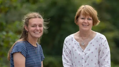 Chris George Angela Salmon and Charlotte Burgoine