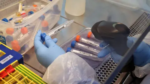 Getty Images Covid test