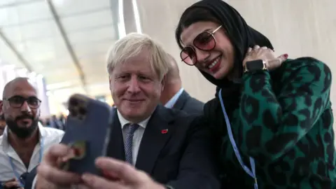 EPA-EFE/REX/Shutterstock Boris Johnson at COP27