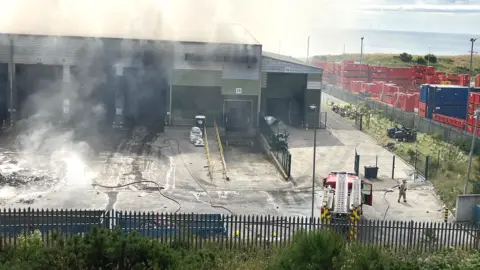 BBC Suez recycling plant in Aberdeen