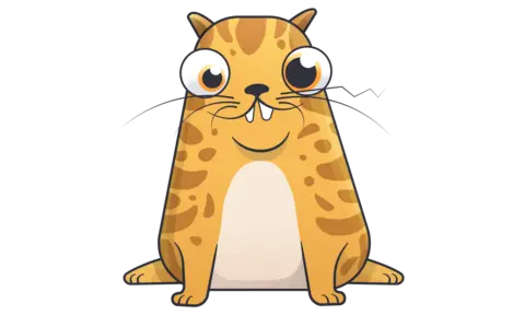 www.cryptokitties.co orange cartoon cat