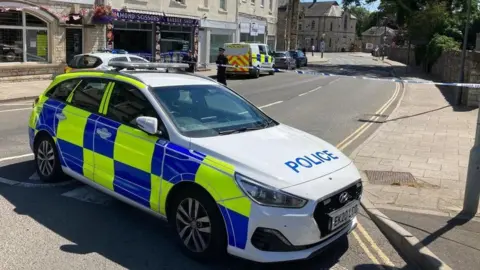 BBC A police car