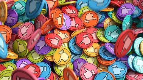 Getty Images Upvote downvote illustration