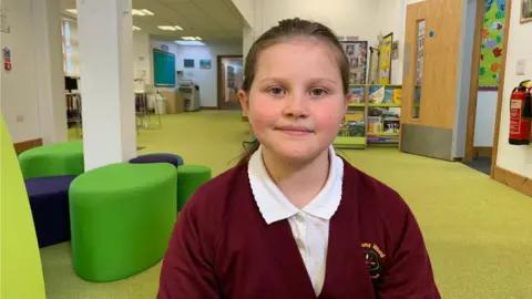 Verity, Year 4 pupil at Jeavons Wood Primary School in Cambourne