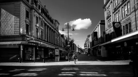 Tom Warburton Northumberland Street (almost) Empty during first lockdown, April 2020