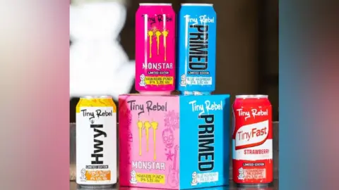 TINY REBEL The four products have all now been discontinued