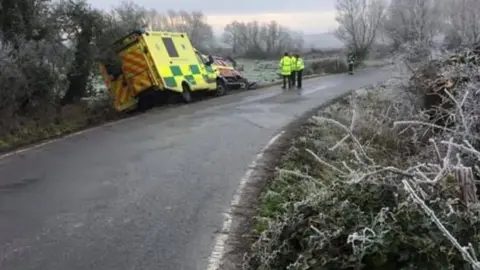 Paula Manning  The scene of the crash