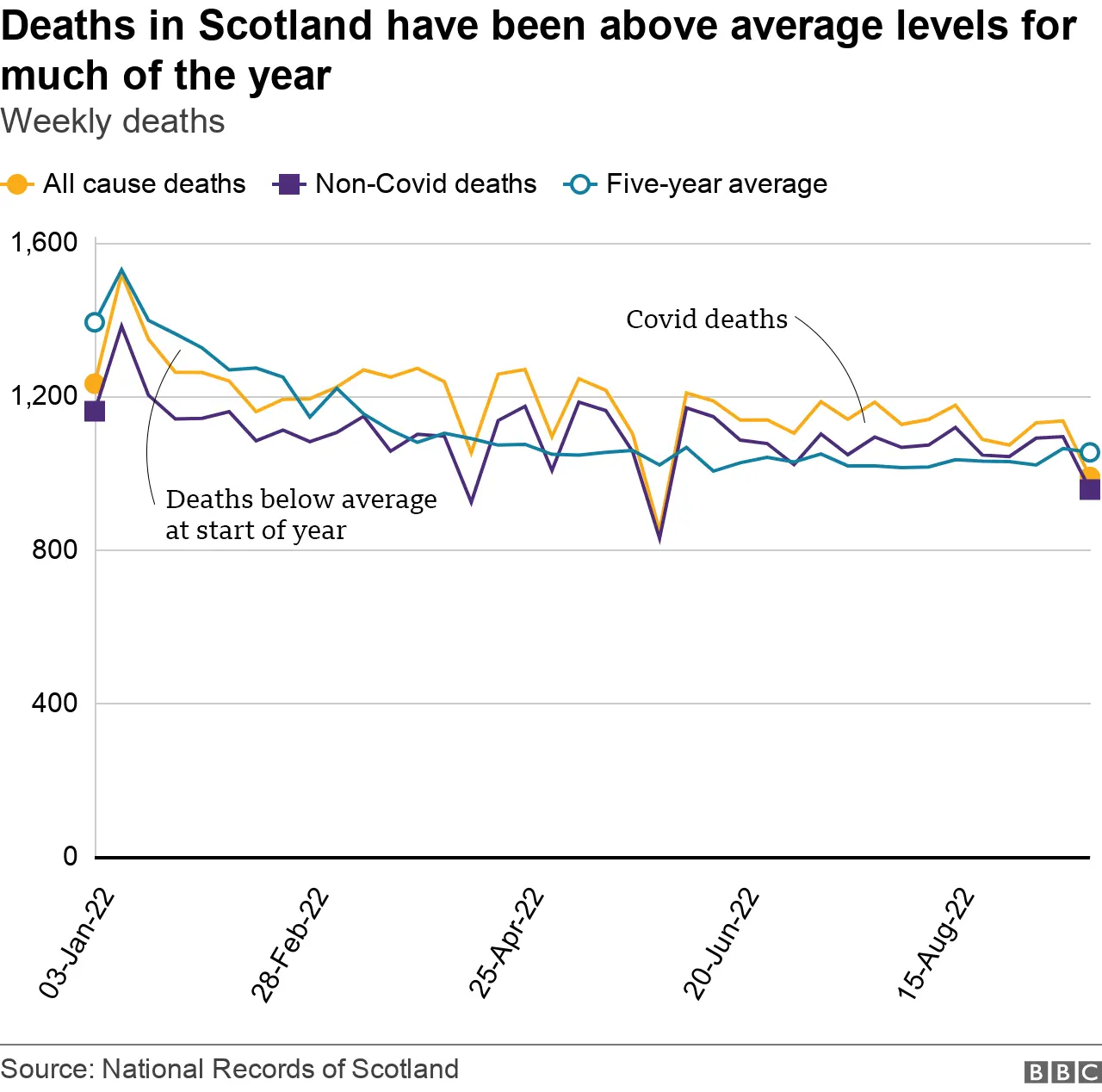 Excess deaths