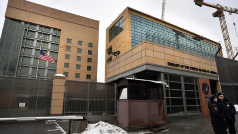Getty Images USA embassy in Moscow