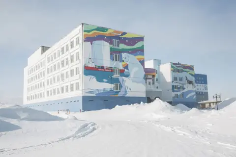 Yulia Nevskaya Buildings in Norilsk, Russia