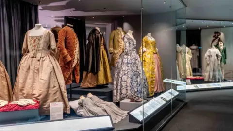 Visit Bath Display of historic fashions