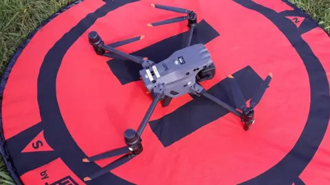 Northumbria Police A drone used