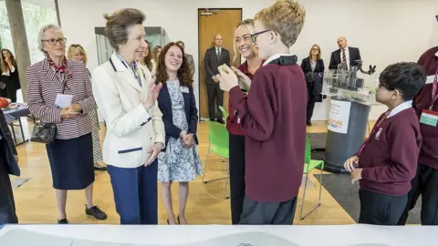 rEvolution UK Princess Anne visits River & Rowing Museum