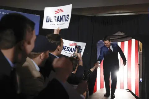 Getty Images Ron DeSantis in Iowa