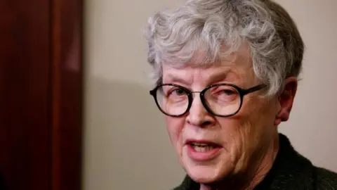 Reuters Michigan State University President Lou Anna Simon.