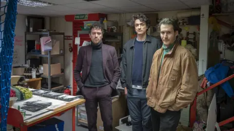 BBC SET founders Ollie Tobin, Josh Field and Roland Fischer-Vousden