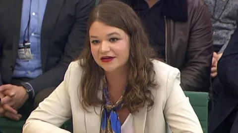 Reuters Brittany Kaiser, former Director of Program Development at Cambridge Analytica gives evidence