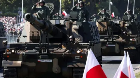 Military parade, Warsaw