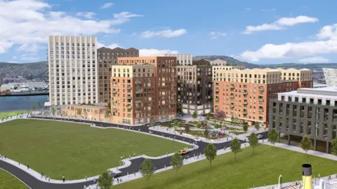 Todd architects CGI image of develpoment