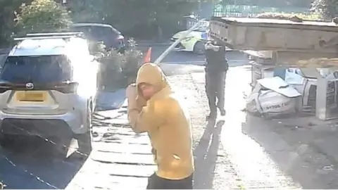 Video still shows Hainault attacker being Tasered by police