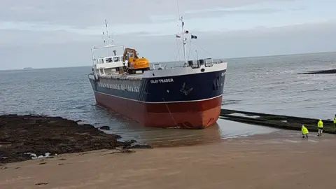 Cargo ship in Margate