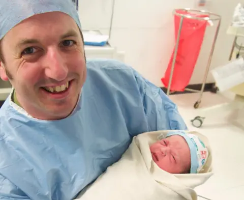 Tom Green Tom Green and baby Sam