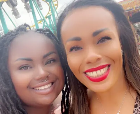 Supplied Monet and her mother