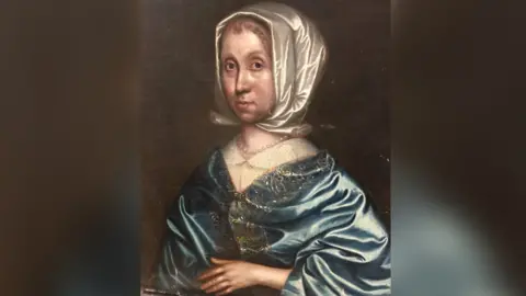 Cromwell Museum Painting thought to be of Oliver Cromwell's mother