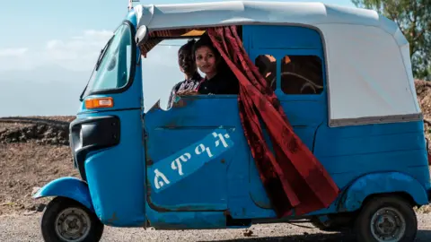 AFP A tuk-tuk in Tigray, Ethiopia - December 2020