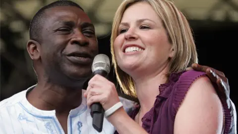 Getty Images Youssou N'Dour and Dido