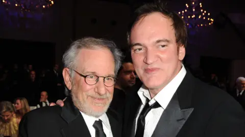 Getty Images Steven Spielberg and Quentin Tarantino in 2011