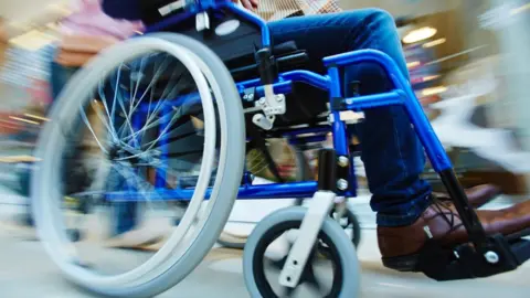 Getty Images Wheelchair user