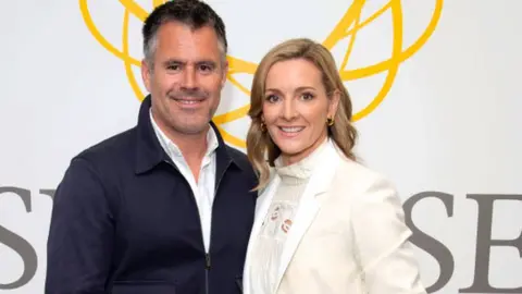 Getty Images Kenny Logan and Gabby Logan