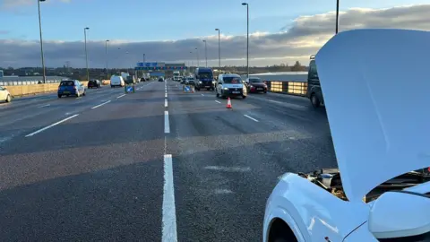 Aston Expressway disruption after four car crash