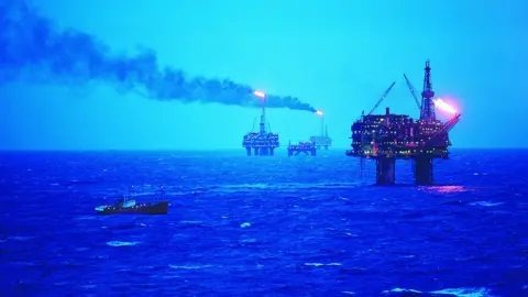 Getty Images north sea oil platform