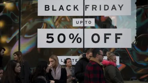 Getty Images Black Friday sale sign