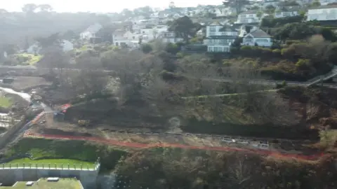 BBC Carbis Bay seafront area cleared