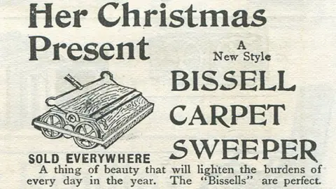 Alamy Bissell carpet sweeper advert