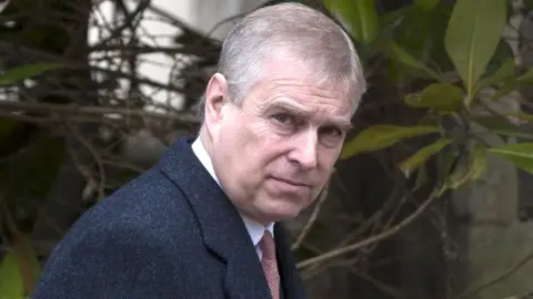 PA Media Prince Andrew in 2015