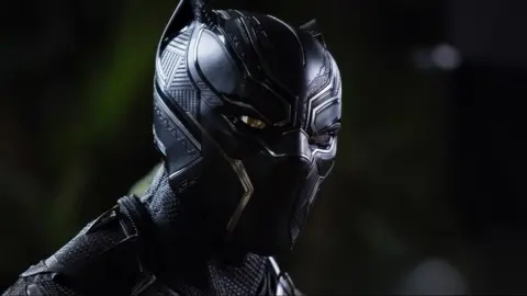 Marvel Studios Chadwick Boseman as the Black Panther in the latest Marvel film