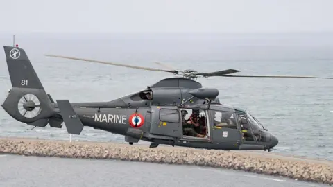 PreMarManche French Navy helicopter