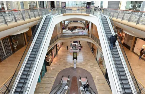 Getty Images Birmingham's Bullring shopping centre