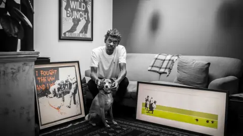 Nick Church Massive Attack's Grant "Daddy G" Marshall with the prints