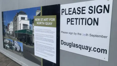 Former Newsons building, North Quay, Douglas Isle of Man